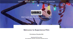 Desktop Screenshot of experiencefilm.org